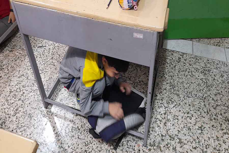 برگزاری مانور زلزله